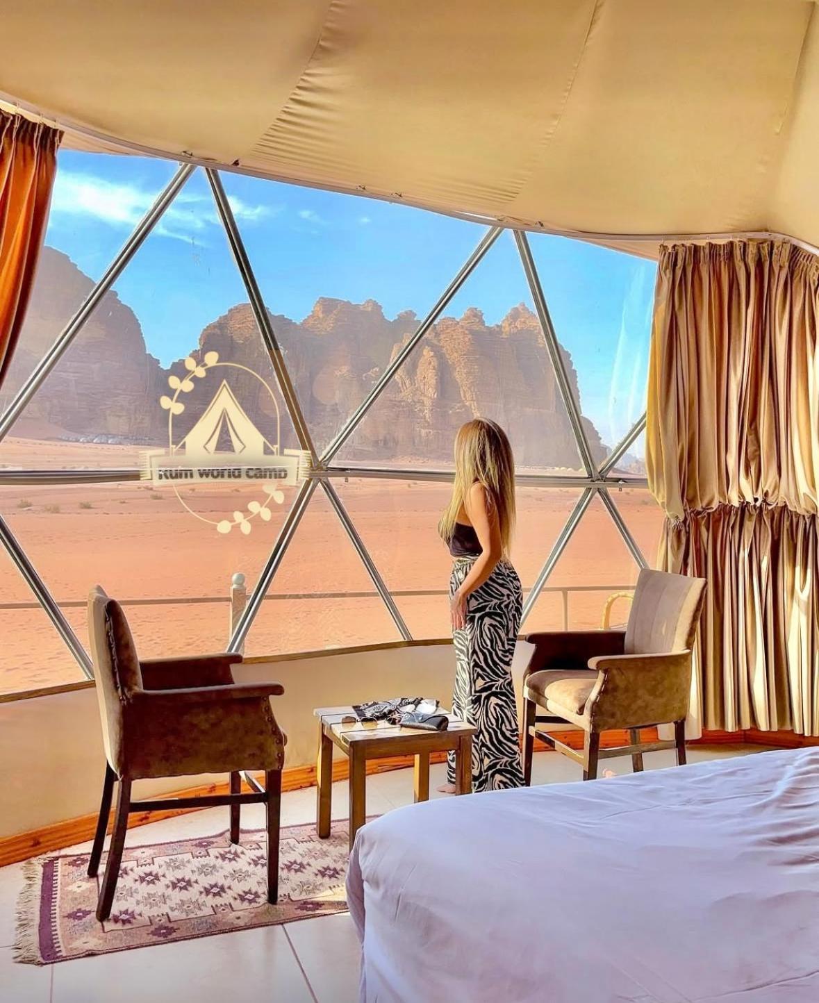World Bubble Luxury Camp Campingplatz Wadi Rum